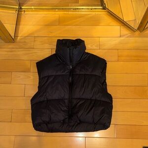 Black Puffer Vest